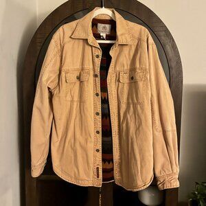 Territory Ahead Fleece Lined Button Up Work Shirt Jacket - Men's Medium